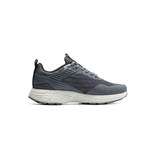 Giày thể thao nam Bitis Hunter Verse màu xám quai dệt Jacquard phối da si đúc đế Phylon nhẹ HSM014500XAM chính hãng
