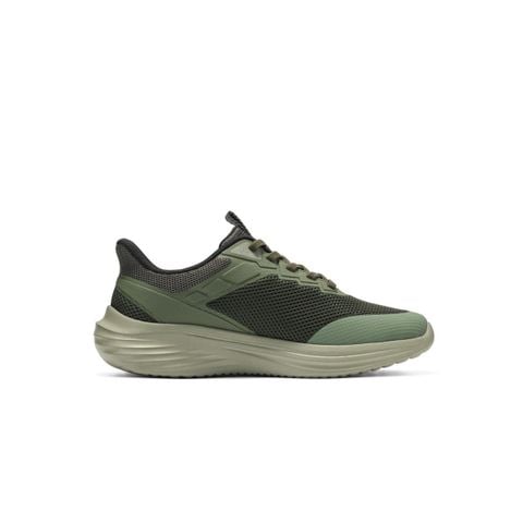 Giày thể thao nam Biti's Hunter EZ Fit màu rêu quai lưới phối công nghệ Nosew không đường may chính hãng HSM014700REU