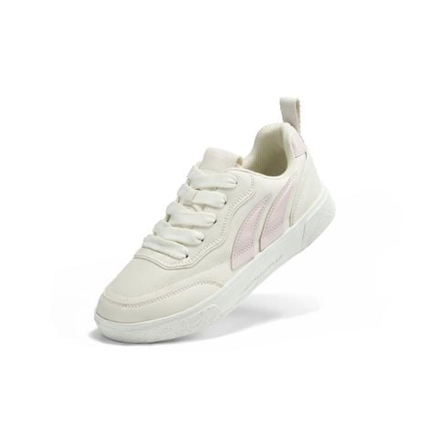 Giày thể thao nữ Bitis Hunter Street màu hồng quai da si PU đế cao su đúc chống trượt HSW008602HOG chính hãng