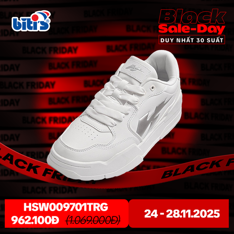  Giày Thể Thao Biti's Hunter Litedash Nữ Màu Trắng HSW009701TRG 