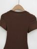 Bodysuit Cổ Tròn Rộng 7681