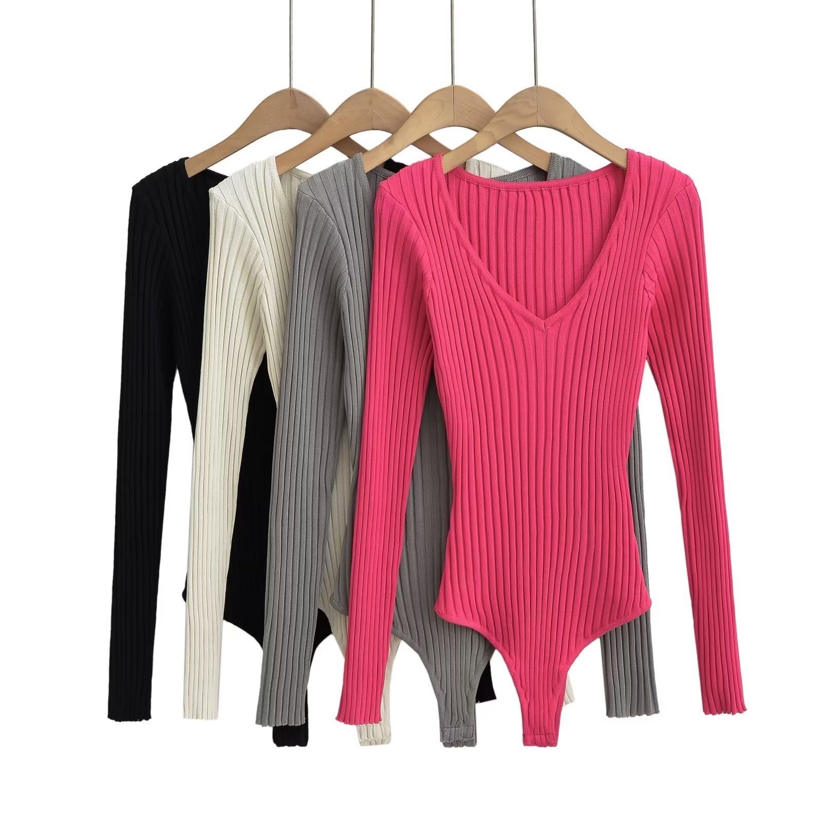 Bodysuit Cổ V 7723