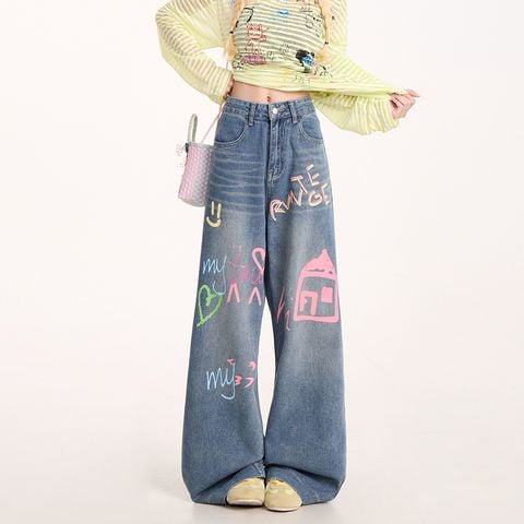  Quần Jean Ống Rộng 7727 