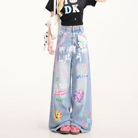  Quần Jean Ống Rộng 7728 