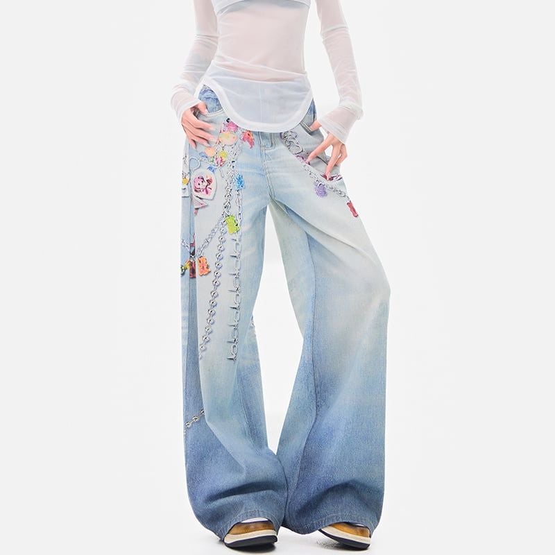 Quần Jean Ống Rộng 7731