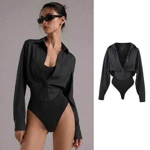 Bodysuit Sơ Mi Kiểu 7737 