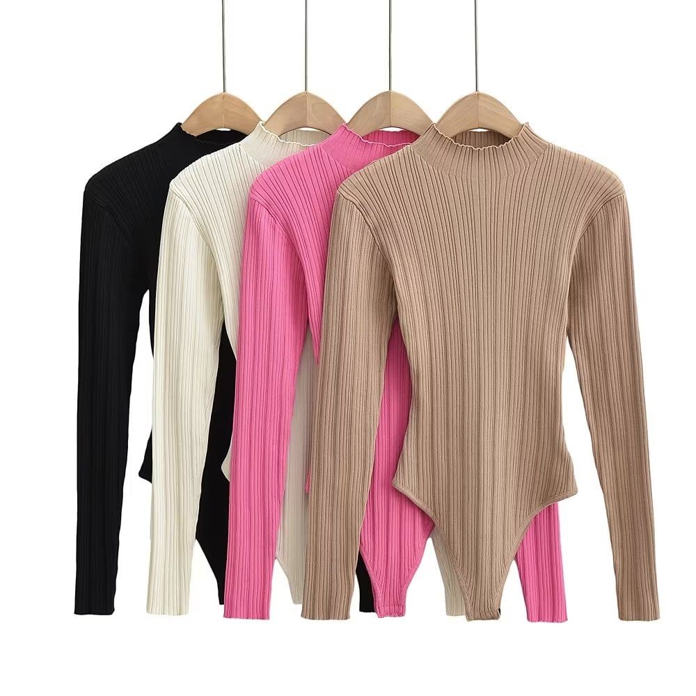 Bodysuit Len Cổ Lọ 7762