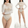 Bodysuit Ren Phối Lót Tạo Hiệu Ứng Xuyên Thấu 7774