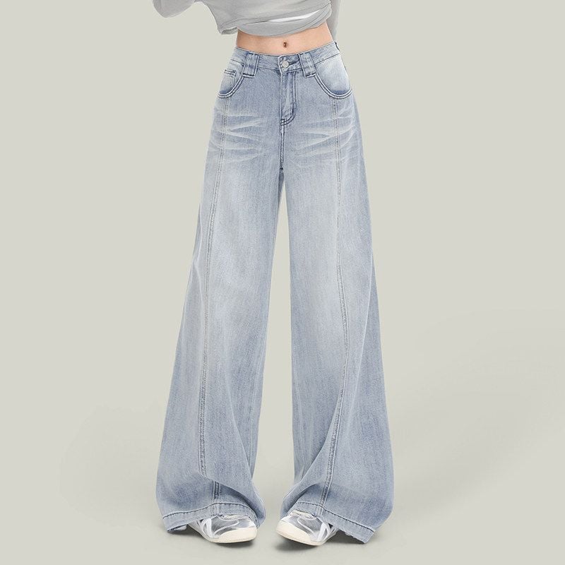 Quần Jean Mềm Ống Rộng 7817