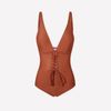 Swimsuit Cổ V Định Hình Đan Dây Corset 7832