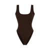Bodysuit Cổ U Dáng Basic Ôm 7864