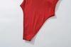 Bodysuit 2 Dây Dáng Cắt Hông Cao 7866