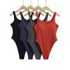 Bodysuit 2 Dây Dáng Cắt Hông Cao 7866