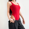 Bodysuit 2 Dây Dáng Cắt Hông Cao 7866