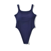 Bodysuit 2 Dây Dáng Cắt Hông Cao 7866