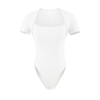Bodysuit Thun Tay Ngắn Cổ Vuông 7867