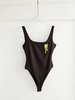 Bodysuit Cổ U Đính Phụ Kiện Kim Loại 7869