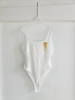 Bodysuit Cổ U Đính Phụ Kiện Kim Loại 7869