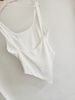 Bodysuit Cổ U Đính Phụ Kiện Kim Loại 7869