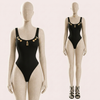 Bodysuit Cổ U Đính Phụ Kiện Kim Loại 7870