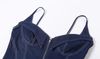 Bodysuit Denim Dáng Corset Phối Khóa Kéo 7871