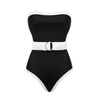 Swimsuit Cúp Ngực Viền Màu Tương Phản 7876