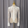 Bodysuit Ren Phối Cổ Satin Kèm Cà Vạt 7878