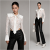 Bodysuit Ren Phối Cổ Satin Kèm Cà Vạt 7878