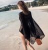 Set Swimsuit Phối Ren Kèm Áo Khoác Đi Biển 7879