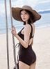 Set Swimsuit Phối Ren Kèm Áo Khoác Đi Biển 7881