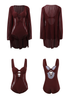 Set Swimsuit Phối Ren Kèm Áo Khoác Đi Biển 7881