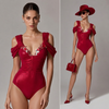Swimsuit Cổ V Đính Đá Cao Cấp 7882
