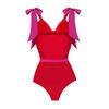 Swimsuit 2 Dây Phối Nơ Bản Lớn 7883