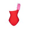 Swimsuit Một Vai Phối Quai Bèo Xếp Ly 7885