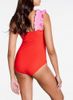 Swimsuit Một Vai Phối Quai Bèo Xếp Ly 7885
