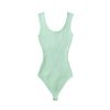 Bodysuit Dệt Kim Sát Nách Cổ U 7888