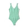 Bodysuit Dệt Kim Cổ V 2 Dây 7889