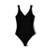 Bodysuit Dệt Kim Cổ V 2 Dây 7889