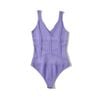 Bodysuit Dệt Kim Cổ V 2 Dây 7889