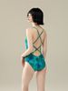 Swimsuit 2 Dây Quai Mảnh Họa Tiết Floral 7904