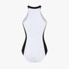 Swimsuit Sát Nách Phối Khóa Kéo Dọc Viền Đen 7908