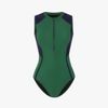 Swimsuit Sát Nách Phối Khóa Kéo Dọc Viền Đen 7909