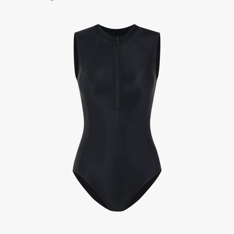  Swimsuit Sát Nách Phối Khóa Kéo Dọc 7910 