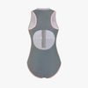 Swimsuit Sát Nách Phối Khóa Kéo Dọc Viền Hồng 7911