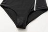 Swimsuit Cổ V Viền Trắng Cúc Đôi 7915