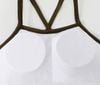Swimsuit 2 Dây Chéo Lưng In Họa Tiết Sơn Dầu 7925
