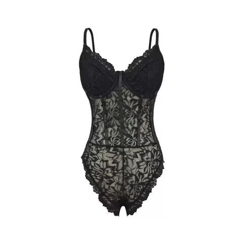  Bodysuit Ren Hoa 2 Dây Mảnh 7960 