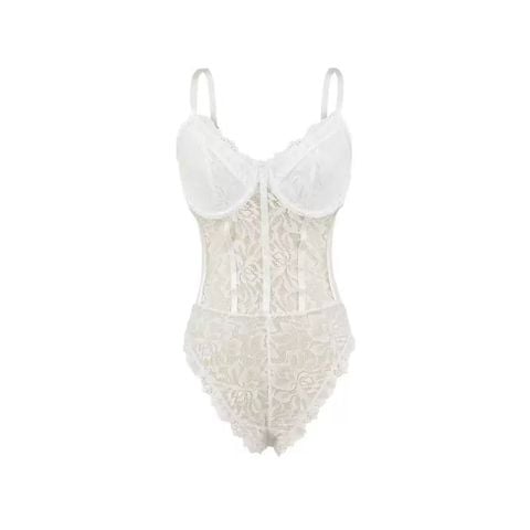  Bodysuit Ren Hoa 2 Dây Mảnh 7961 