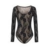 Bodysuit Ren Hoa Dài Tay Cổ Tròn 7820