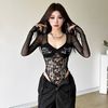 Bodysuit Ren Lưới 7821